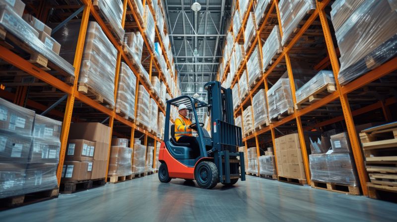 Easily lifts large and heavy materials.
